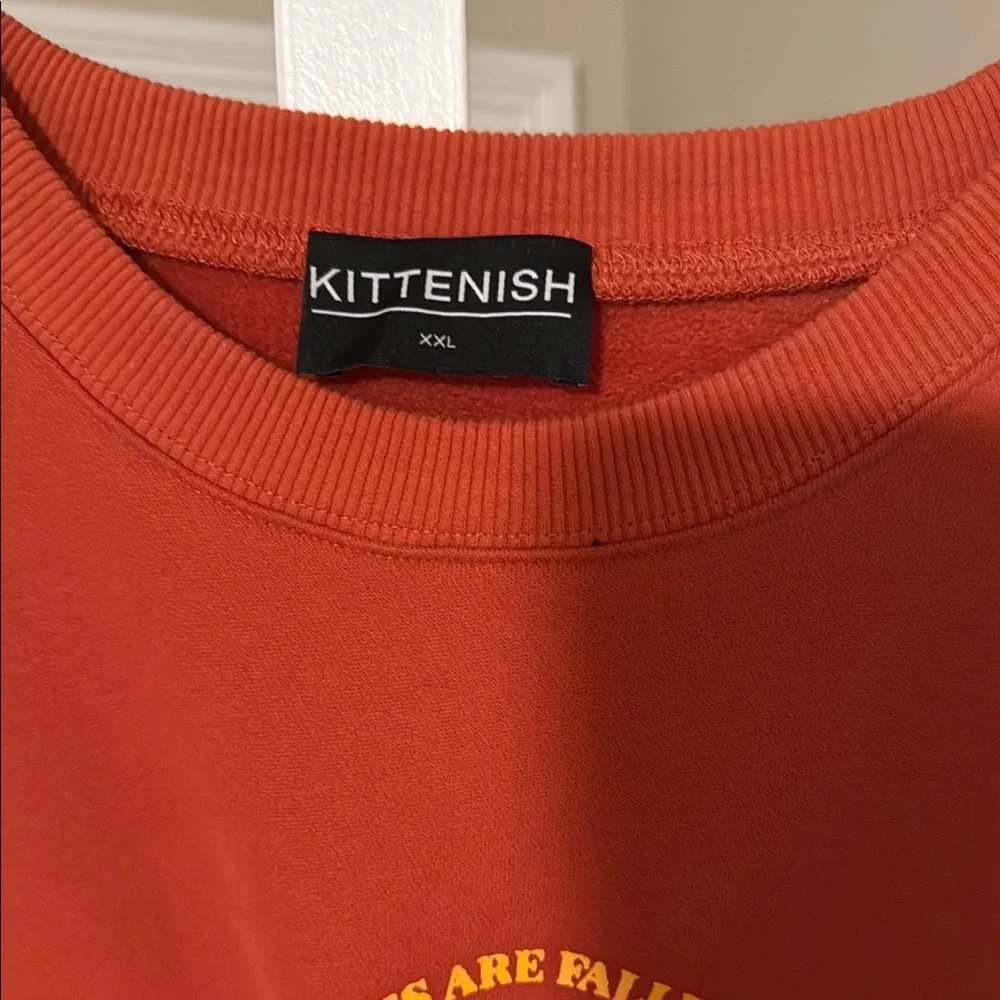 Kittenish Warm Orange Sweatshirt - Picture 2 of 4